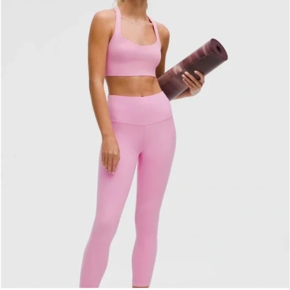 NWT Lululemon Align High Rise Pant Legging in 25" in Size 4 in Pink Frosting